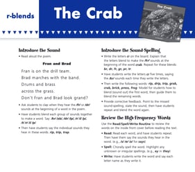 New_decodable_reader_library_Teacher_Card_the_Crab