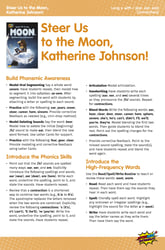 Steer Us to the Moon, Katherine Johnson!  Teacher Card